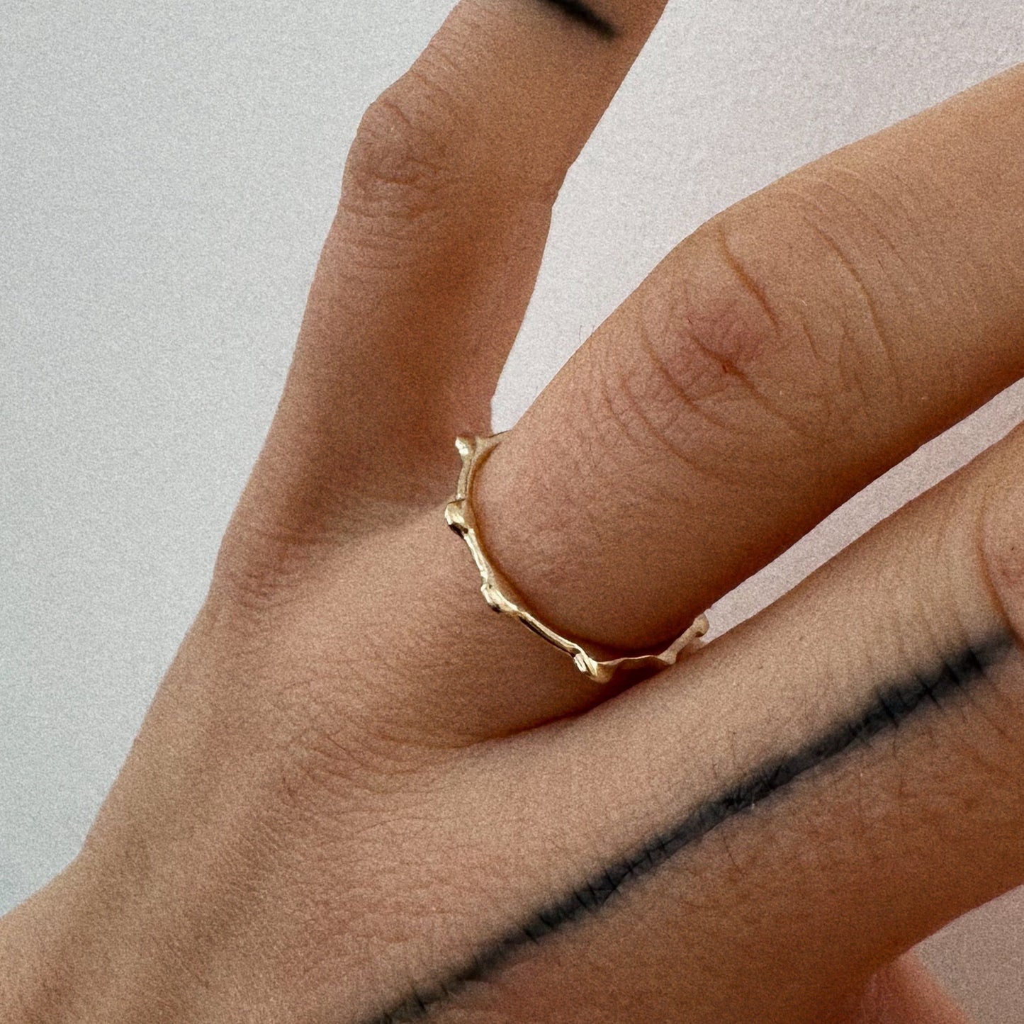 14k Spring Ring