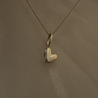 14k Love Pendant