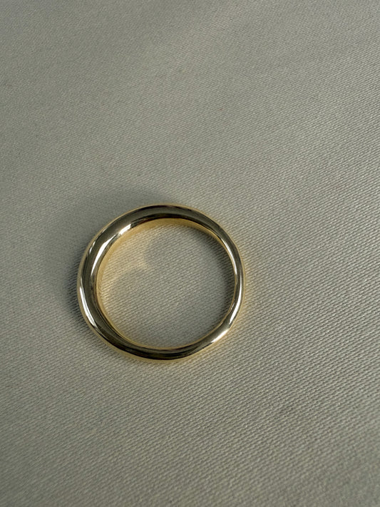 14k Gold Sphere Ring