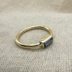 14k Blue Ring