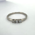 14k White Gold Luna Ring