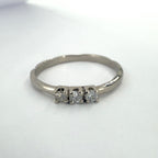 14k White Gold Luna Ring