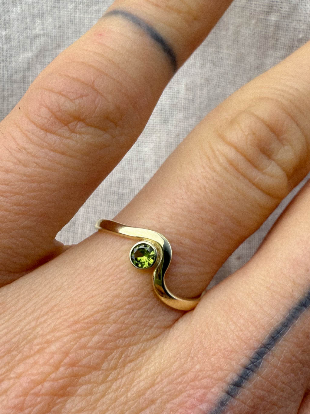 14k Wave Ring