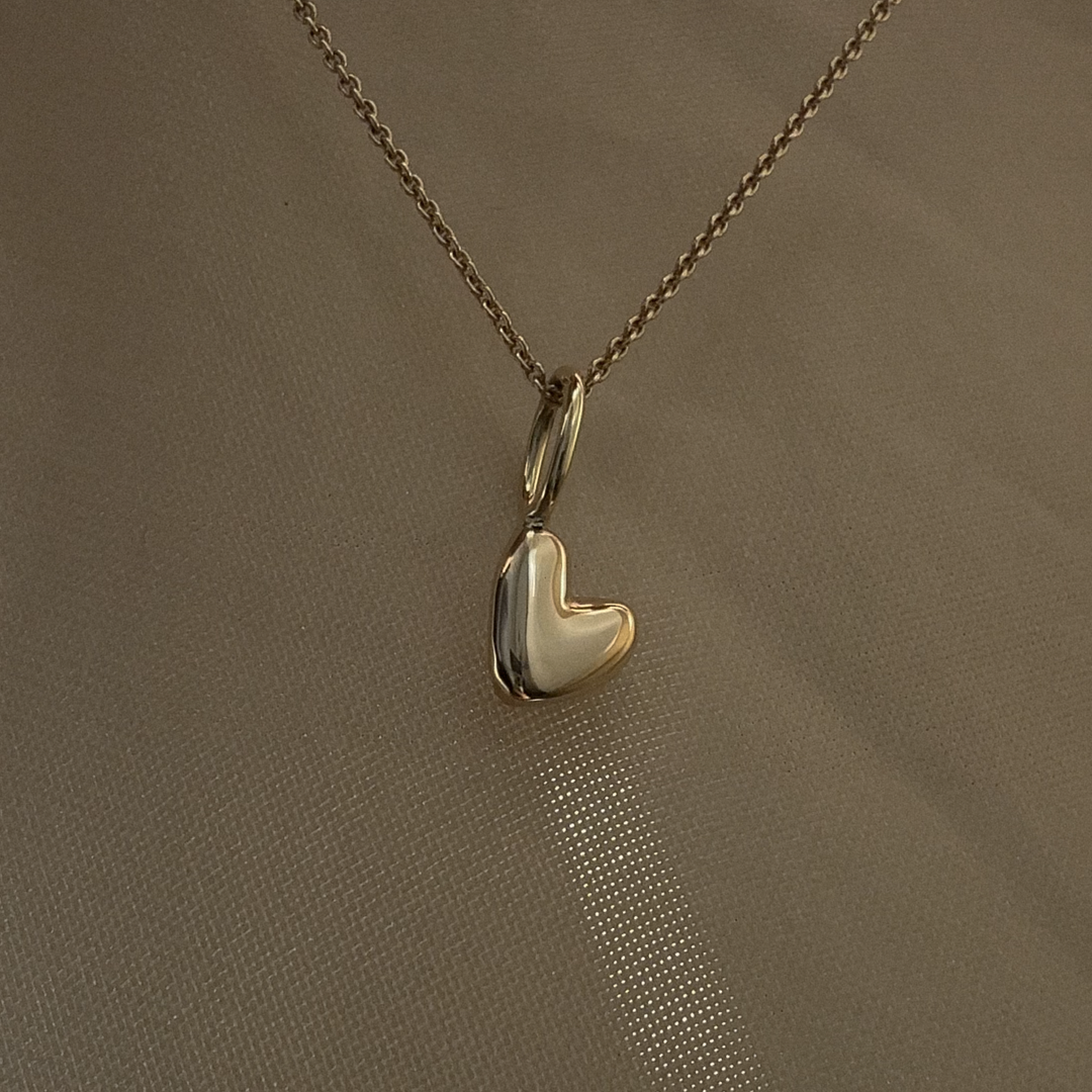 Pendant Love 14k & Silver