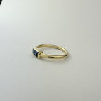 14k Blue Ring