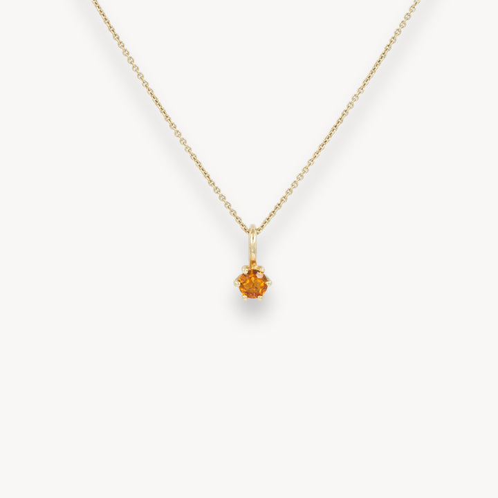 14k pendant orange
