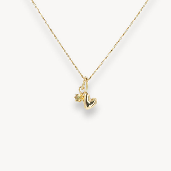 14k pendant grass