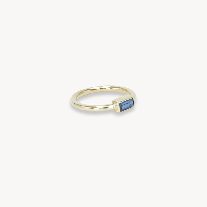 14k Blue Ring