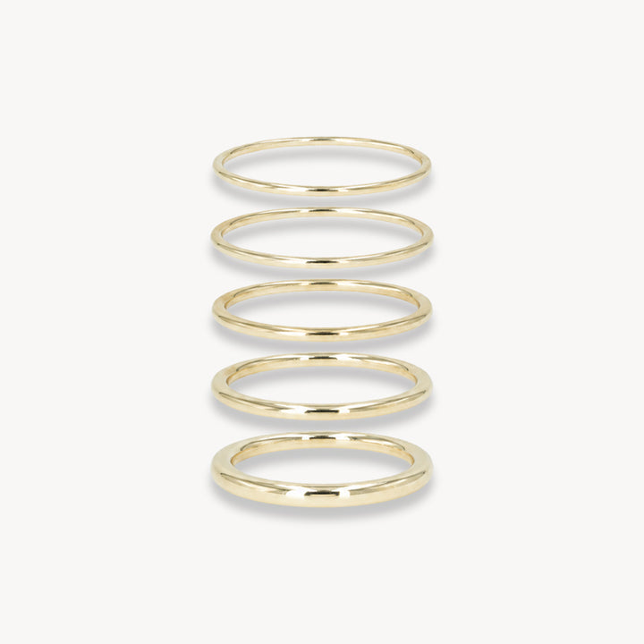 14k Ring Round