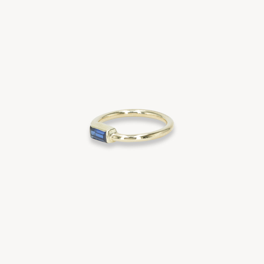14k Blue Ring