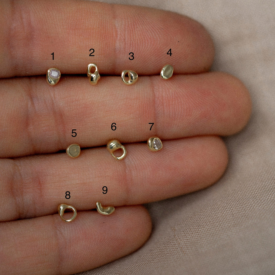 14k gold studs