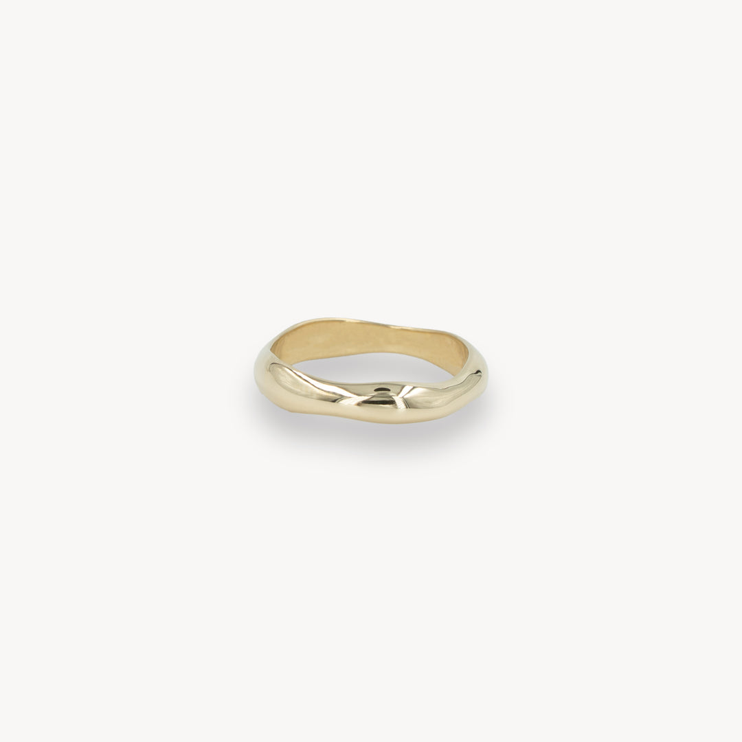 14k Wave Ring
