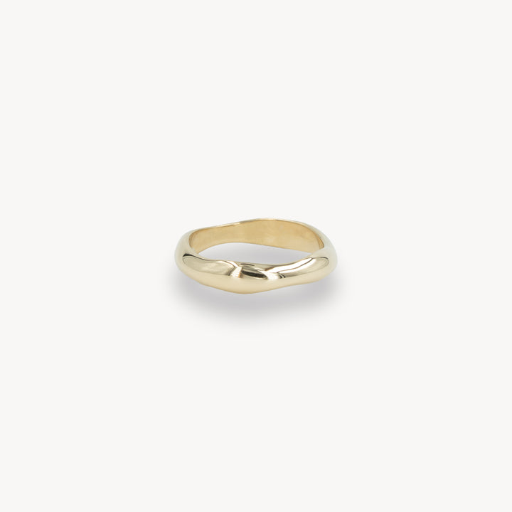 14k Wave Ring